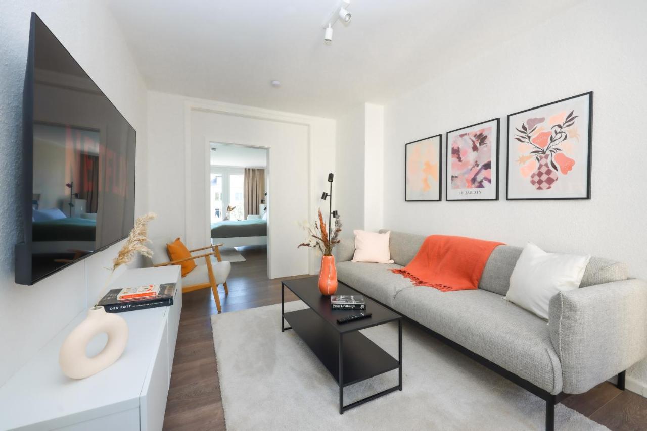 80Qm Luxurioese Designerwohnung Im Herzen Bochums Exterior foto